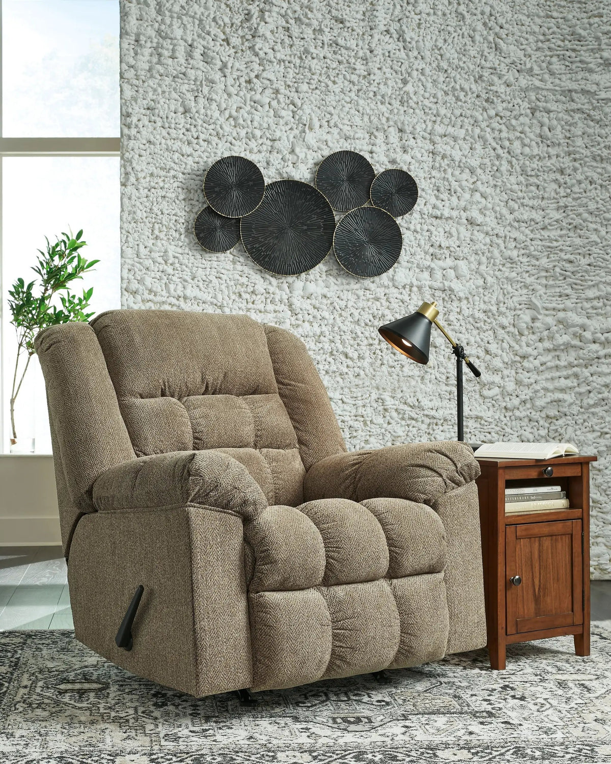 Kegler Rocker Recliner | Plush Seating | Versatile Style | 39 Inch Length