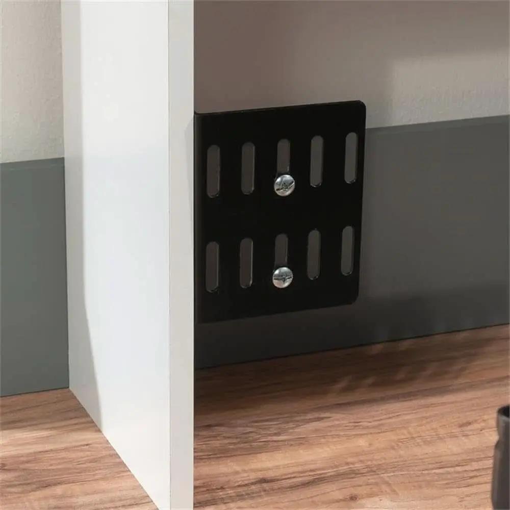 Transitional Engineered Wood Headboard with Adjustable Shelves from PriceLows™