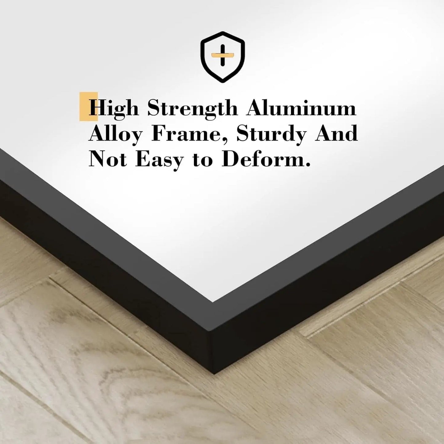 Full Length Floor Mirror 59x17 Aluminum Frame for Bedroom from PriceLows™
