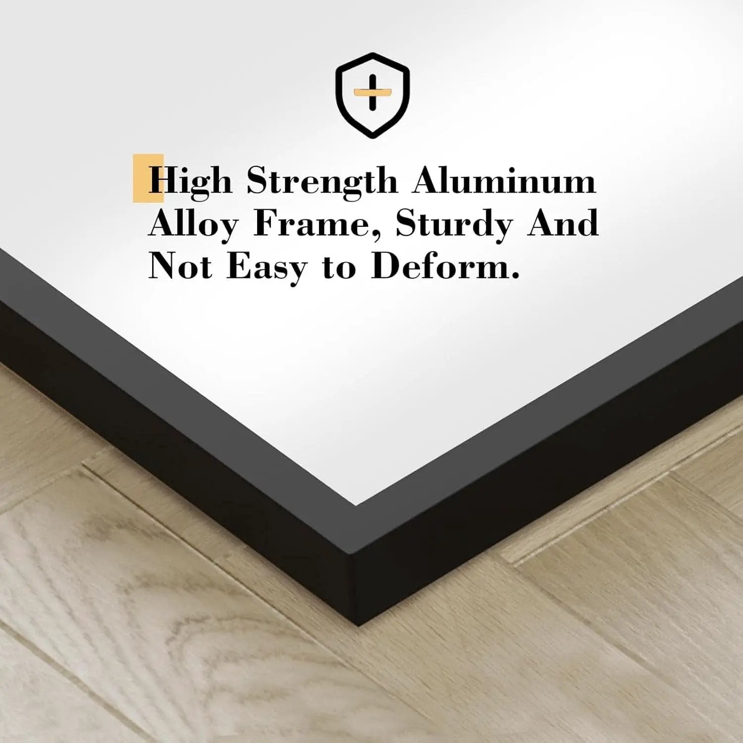 Full Length Floor Mirror 59x17 Aluminum Frame for Bedroom from PriceLows™