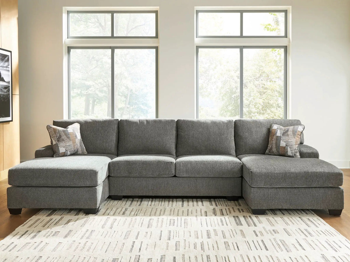 Clarington Sectional | Classic Comfort | Modern Design | 141 Inch Length