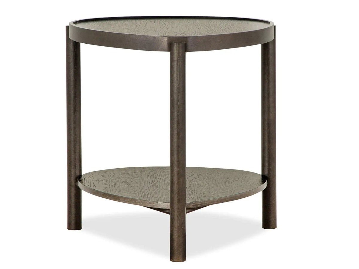 Hadleigh Shaped Accent End Table | 2 Pieces | Wood | Living Room