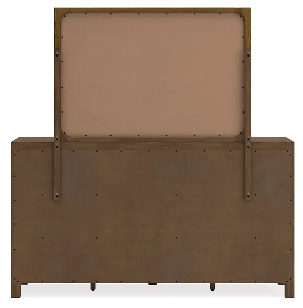 Cabalynn Dresser And Mirror | Dresser & Mirror | Mdf & Veneer | Light Brown