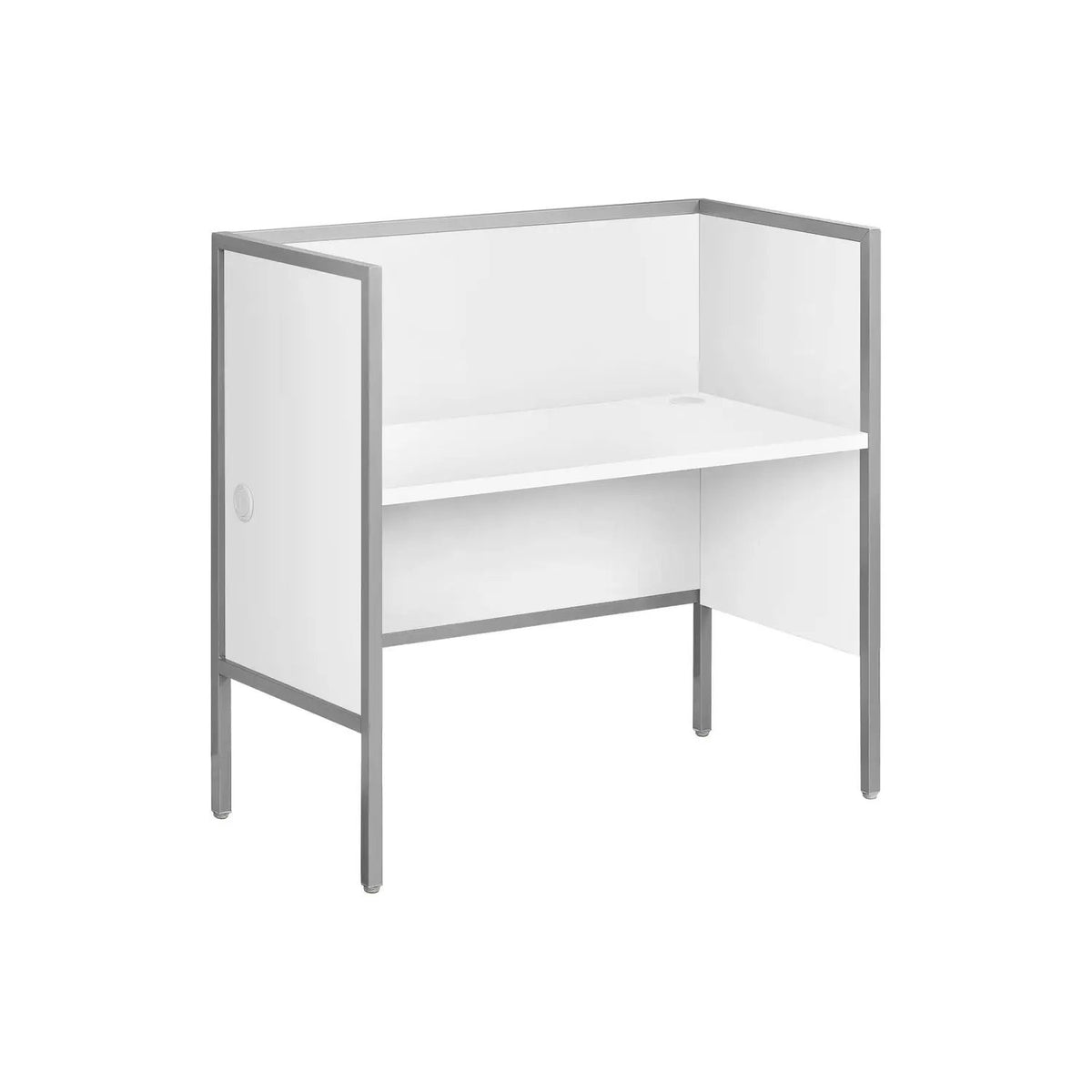Commercial Office Cubicle Desk | 48 Inch Workstation | ANSI/BIFMA Standards | Space-Saving Features