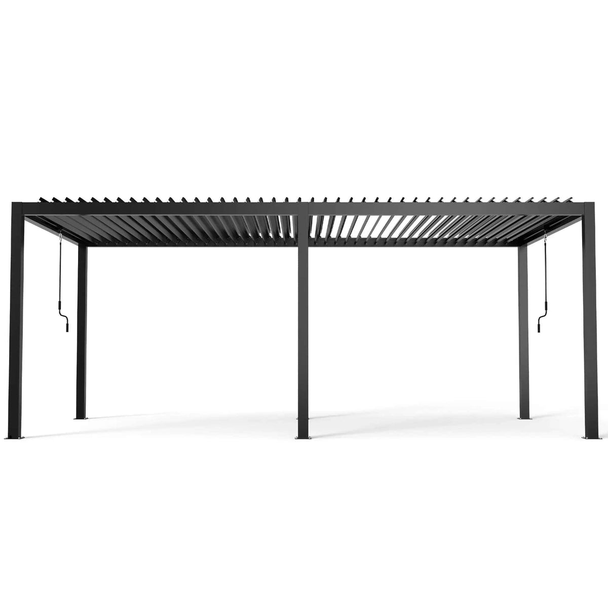 Louver Pergola Aluminium Frame & Louvers Umbrella & Canopy | 2 Pieces | Aluminum | Outdoor Living