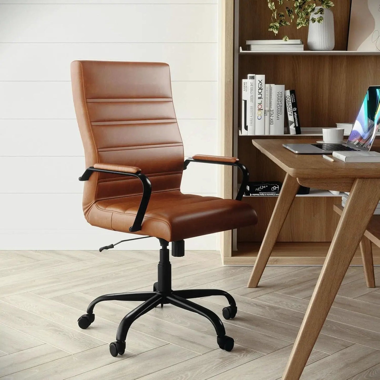 Whitney High Back Leathersoft Desk Chair Adjustable Height from PriceLows™