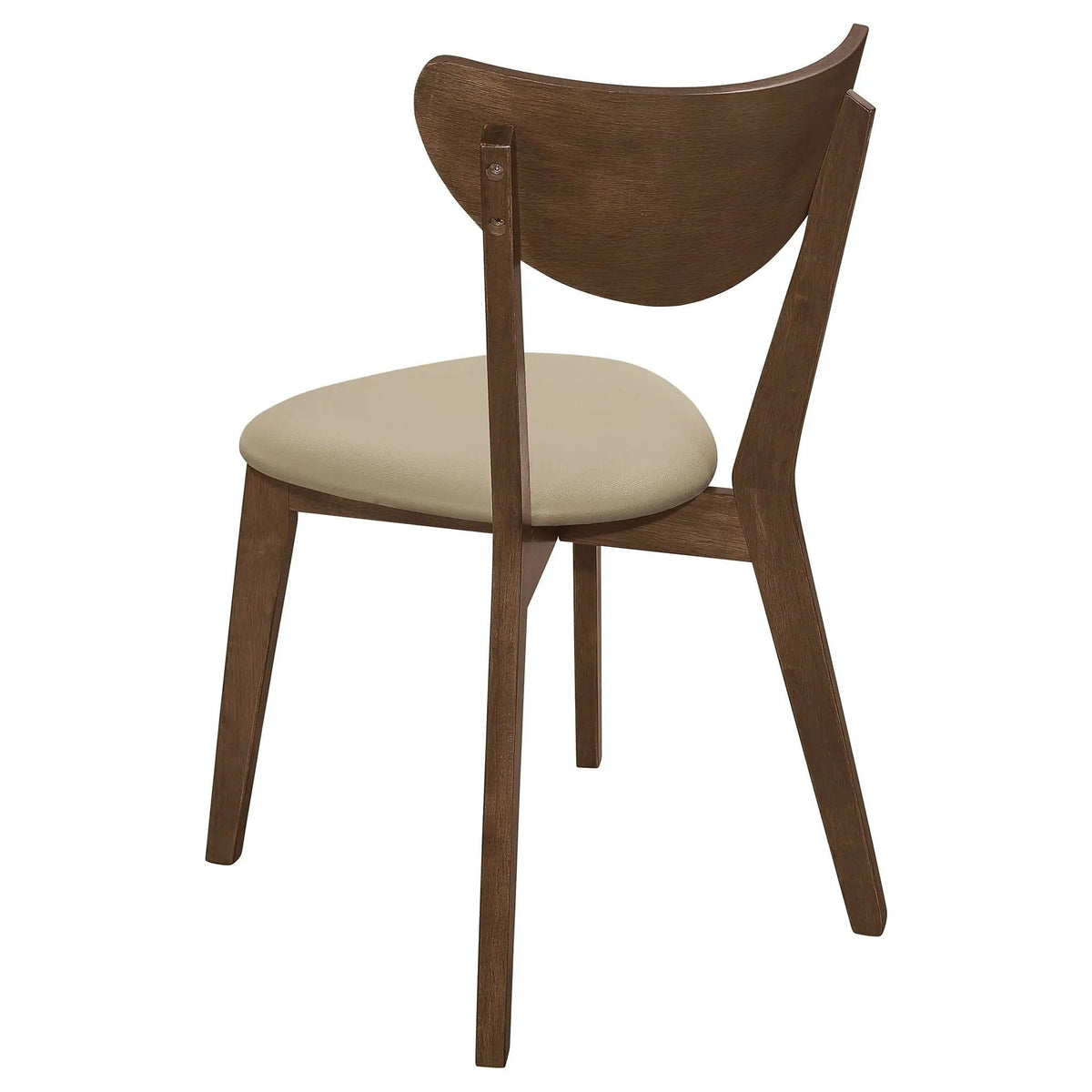 Kersey Wood Dining Side Chair Chestnut (Set of 2) | 17.25 x 21.75 x 31.25 in | Rubberwood & Engineered Wood | Dining Room