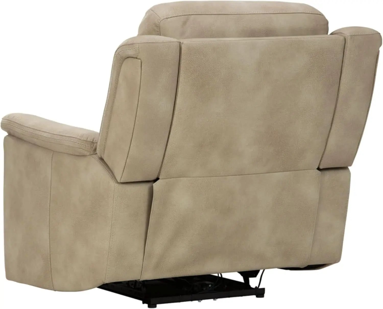 Durapella Power Recliner With Adjustable Headrest Beige from PriceLows™