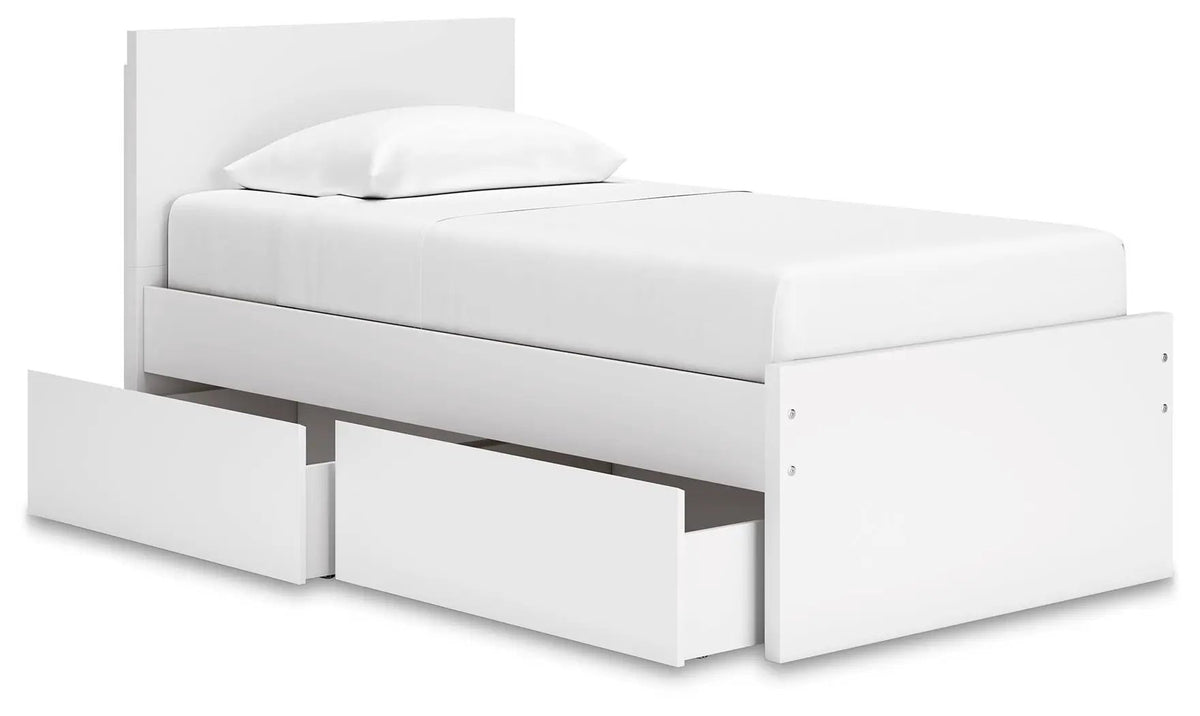 Onita Panel Platform Bed | Minimal Design | Ultra-Clean Lines | Easy-Elegant Solid Finish