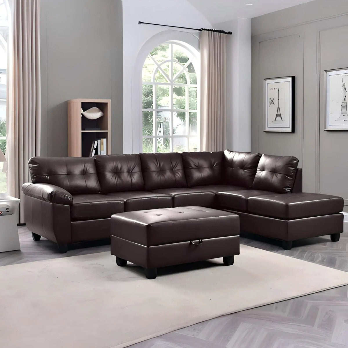 Gallant Sectional | 3 Pieces | Living Room Furniture | Living Room