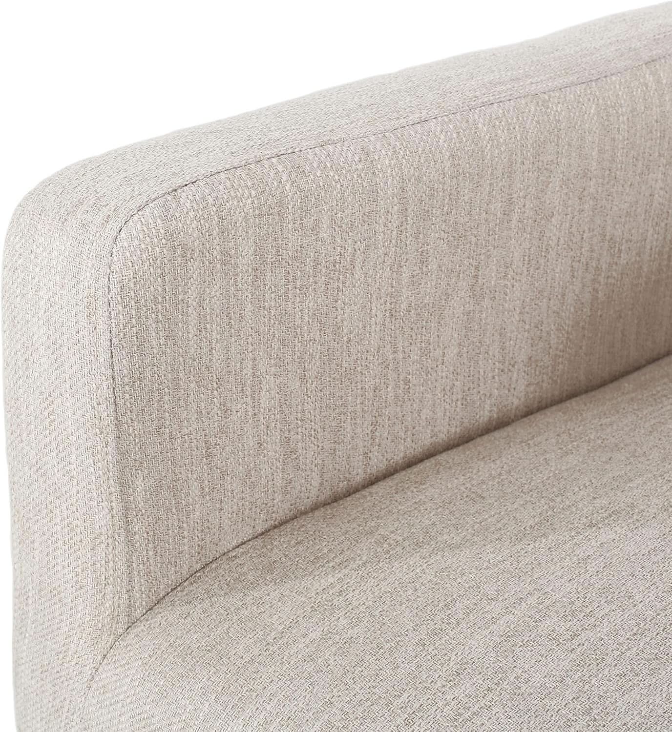 Armga Upholstered 26 Inch Counter Stools Beige Set Of 2 from PriceLows™