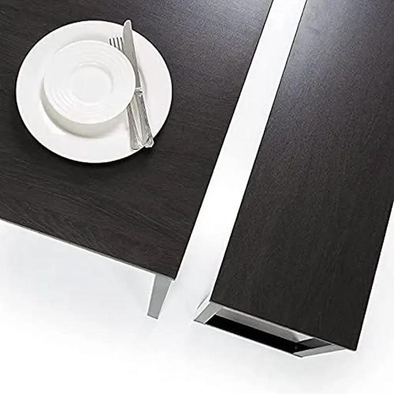 Espresso Textured Metal Frame Dining Table Benches from PriceLows™