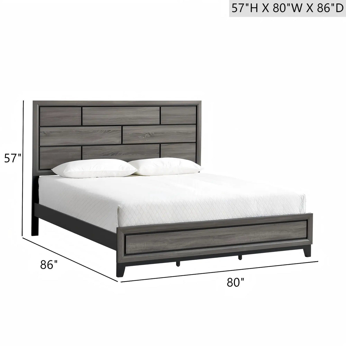 Glasgow Bed Frame With Durable Construction | 4 Pieces | Bedroom Furniture | Bedroom