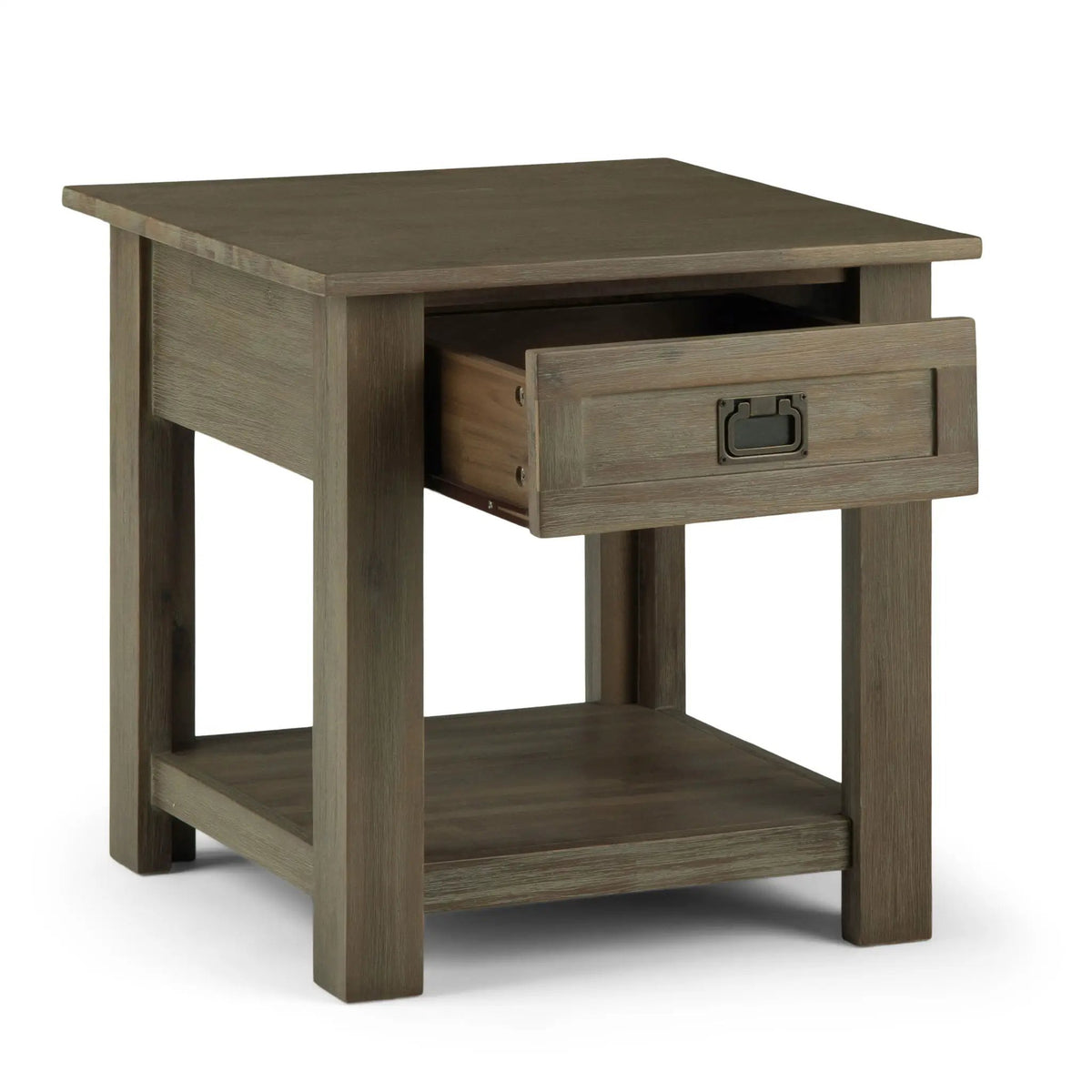 Monroe Handcrafted Side Table | Solid Acacia Hardwood | NC Lacquer Finish | 38 Inch Square
