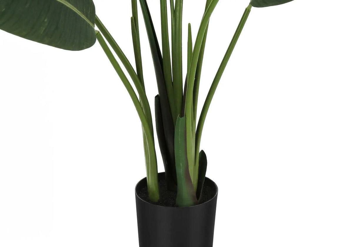 60" Tall, Artificial Plant, Bird Of Paradise Tree, Indoor, Faux, Fake, Floor | 31 x 31 x 60 in | Home Furniture | Black