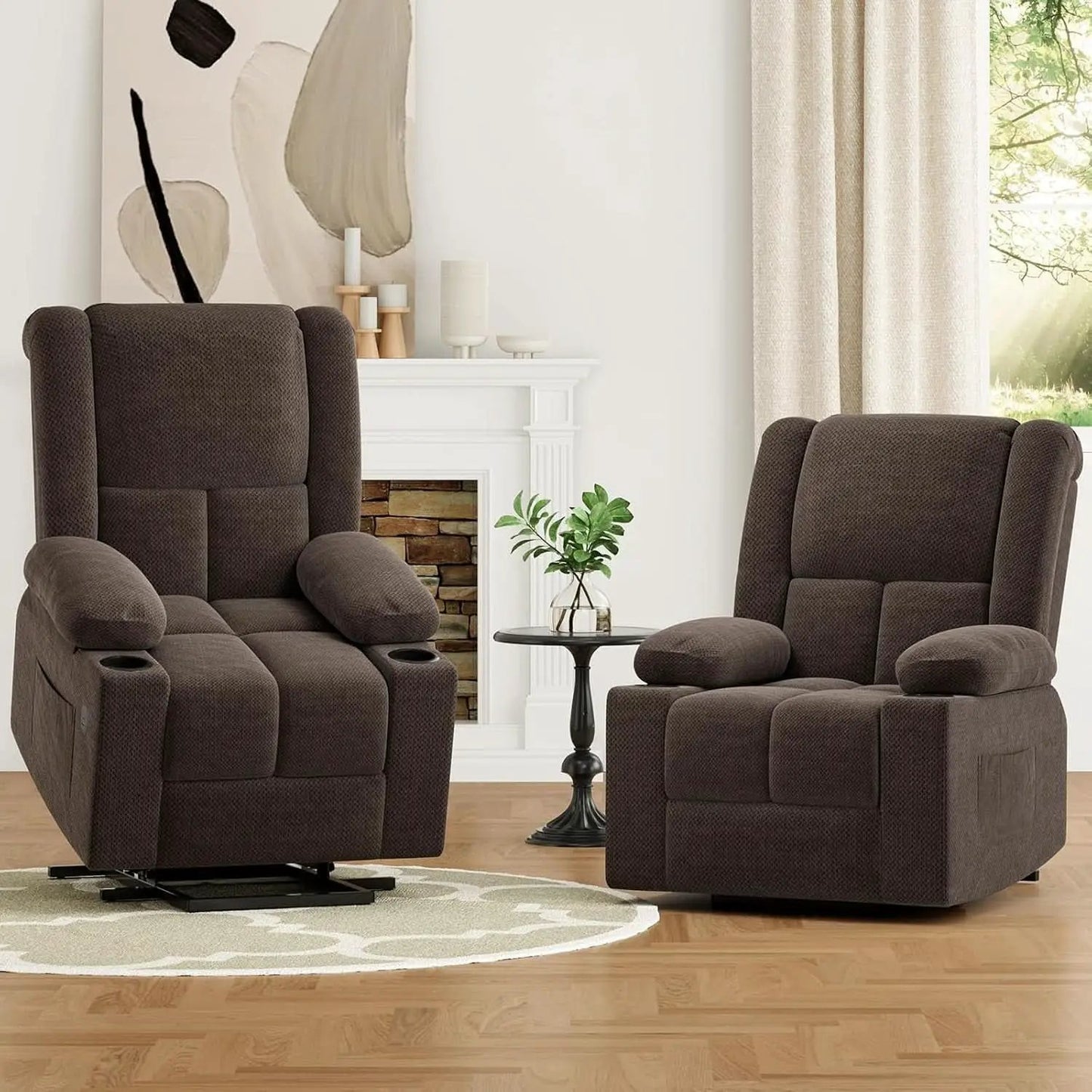 Power Lift Recliner Chair With Massage And Heat For Elderly from PriceLows™