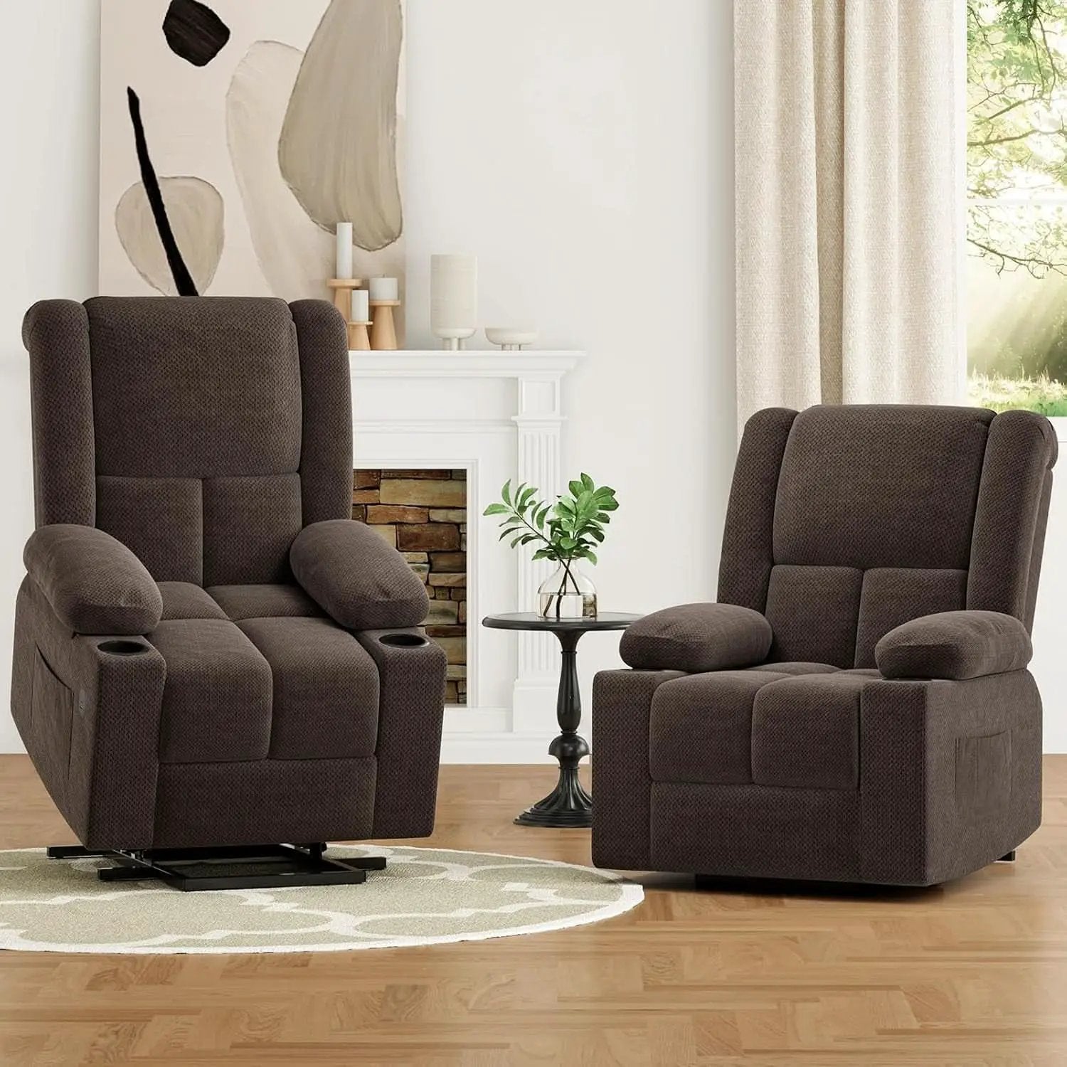 Power Lift Recliner Chair With Massage And Heat For Elderly from PriceLows™