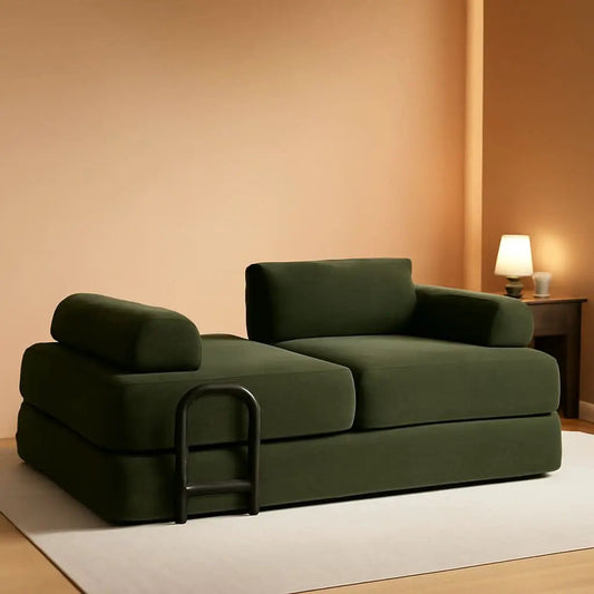 Seventy NineIn Convertible Sleeper Sofa Light Green from PriceLows™