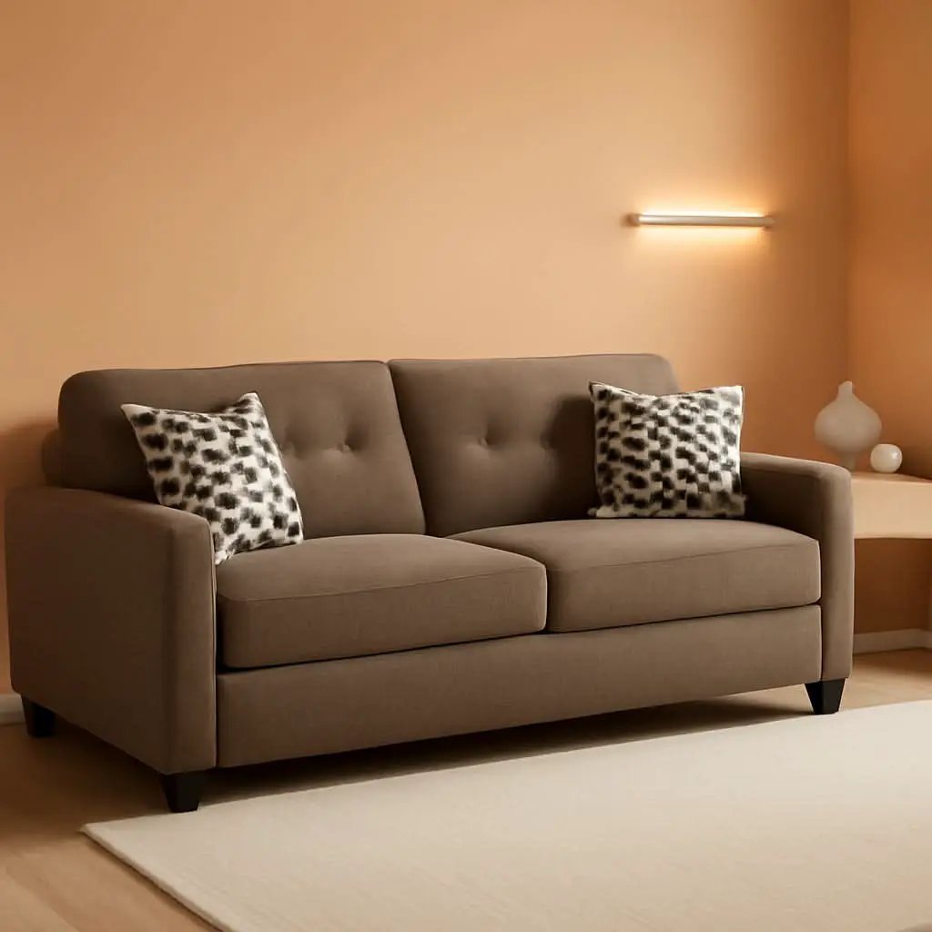 Contemporary Espresso Full Size Sofa Sleeper MemoryFoam from PriceLows™