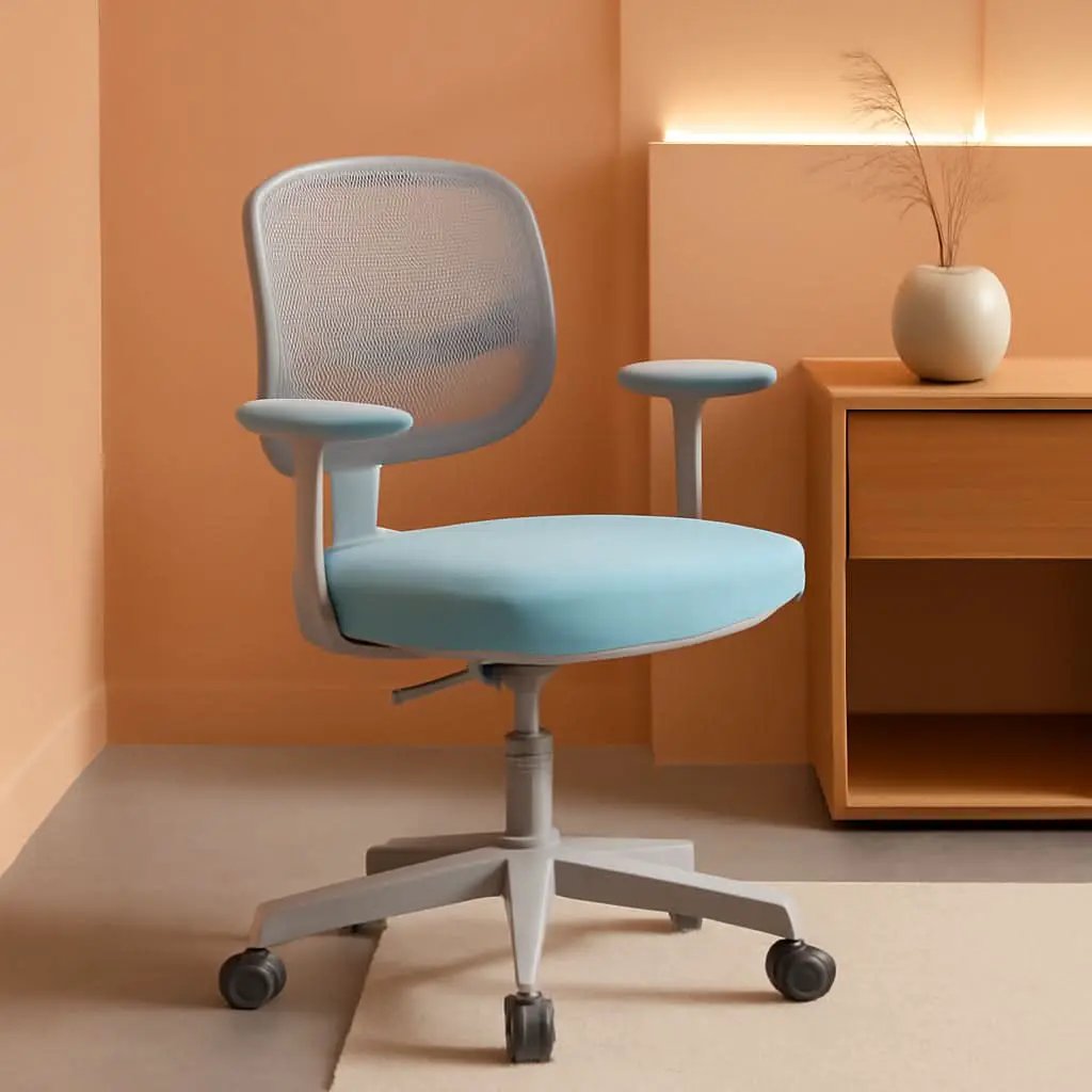 Ergonomic Kids Desk Chair With Lumbar Support Blue from PriceLows™