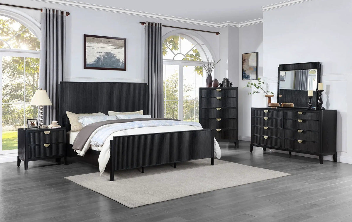 Brookmead 5-piece Queen Bedroom Set | 5-Piece Set | Bedroom Furniture | Black