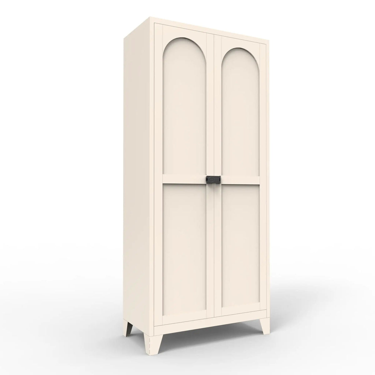 Metal Storage Cabinet | Doors And Adjustable Shelves | Corrosion-Resistant Steel | 70.87 Inch Height