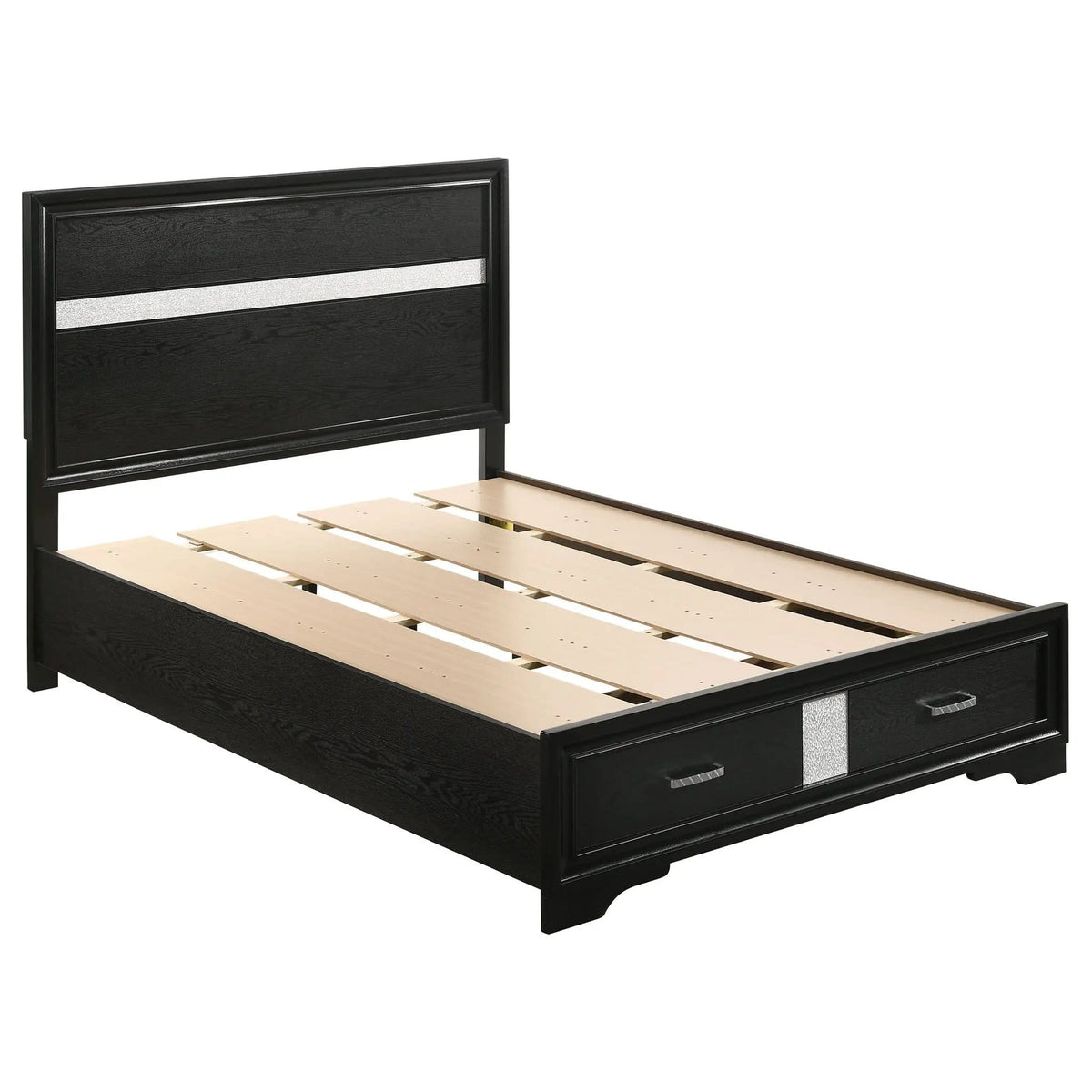 Miranda 4-piece Full Bedroom Set (Style 2) | 4-Piece Set | Bedroom Furniture | Black