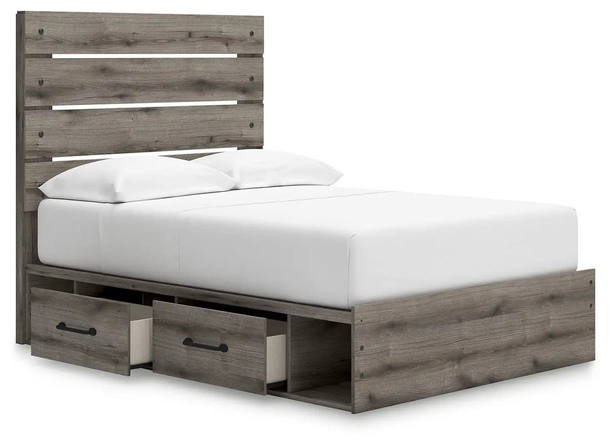 Graystorm Panel Storage Bed | 2 Pieces | Bedroom Furniture | Bedroom