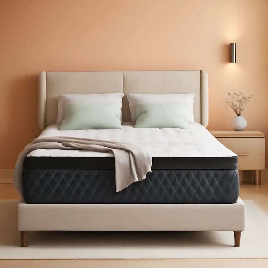TwelveInch Fullsize MemoryFoam Mattress With Springs from PriceLows™