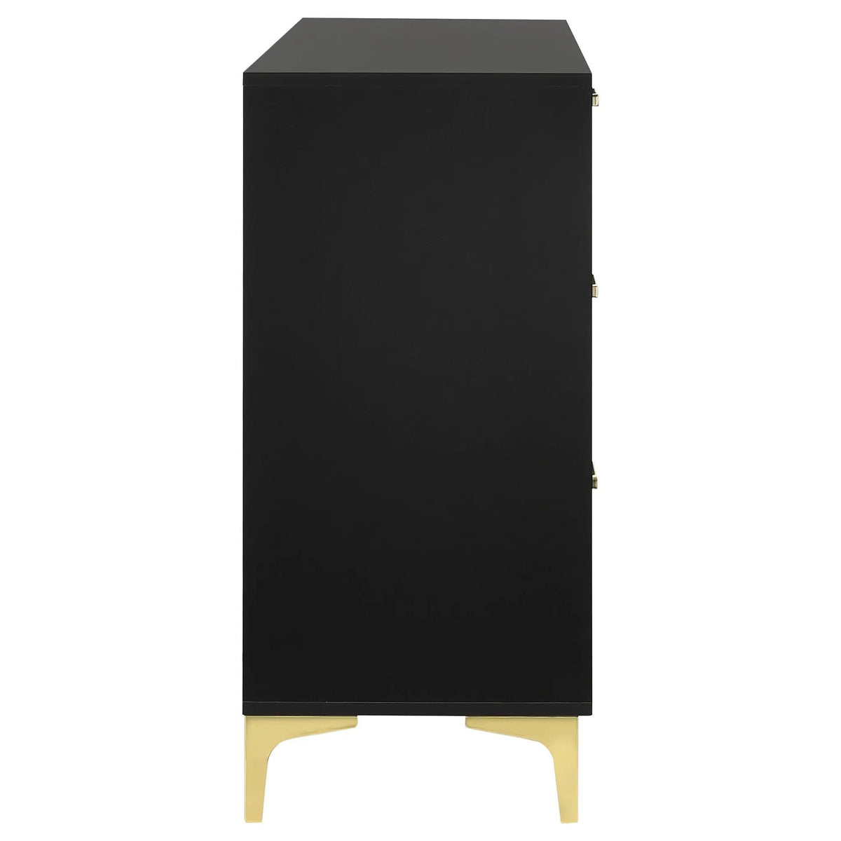 Kendall 6-drawer Dresser | 58.5 x 15.75 x 34.25 in | 6-Drawer | Black