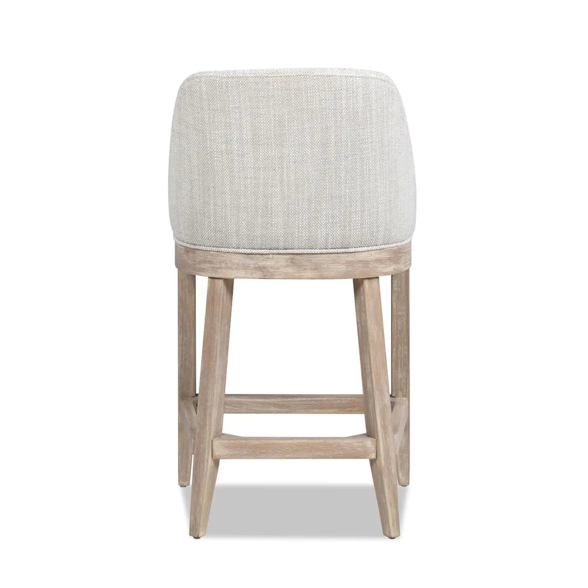 Newport Coastal Counter Stool | Gray | Curved Back | 26.5 Inch Seat Height