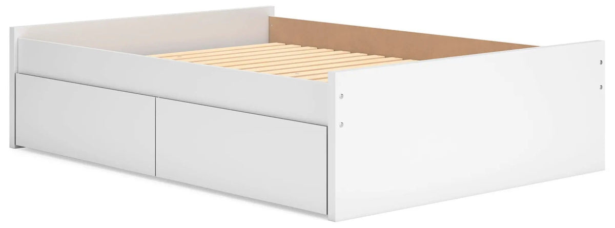 Platform Bed | Four Storage Drawers | Clean Minimal Design