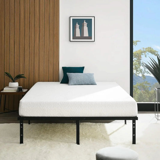 Full Platform Bed Frame With Storage Noiseless Heavy Duty from PriceLows™