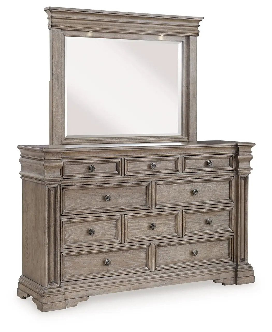 Blairhurst Dresser | 68 Inch Width | Casual Traditional Style | Classic-Inspired Columns