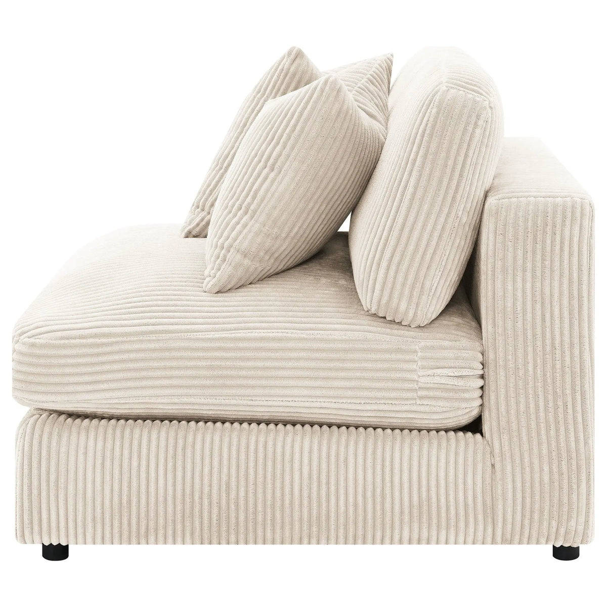 Blaine Upholstered Armless Chair Sand | 41 x 45.5 x 34 in | Home Furniture | Home