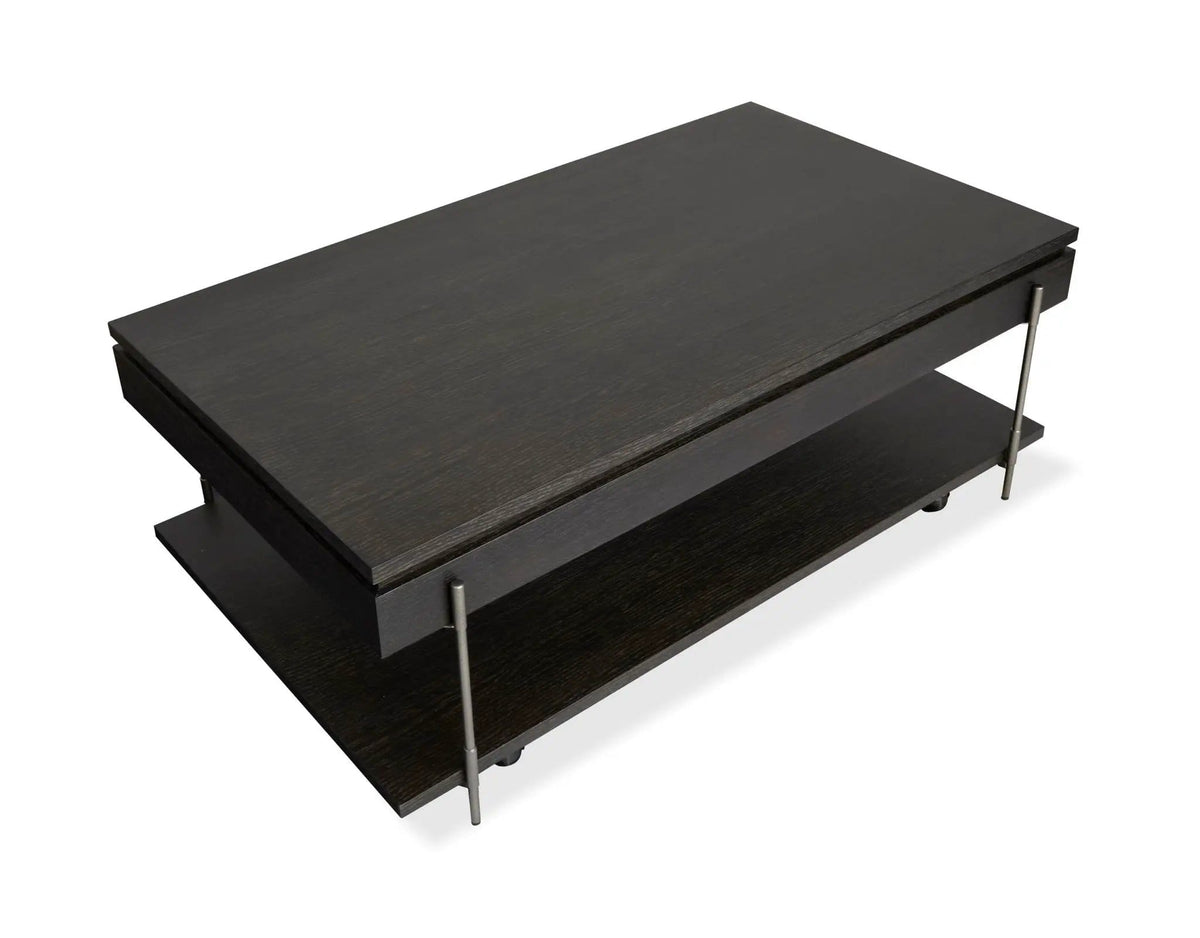 Spencer Table | 3 Pieces | Oak Veneer & Metal | Living Room