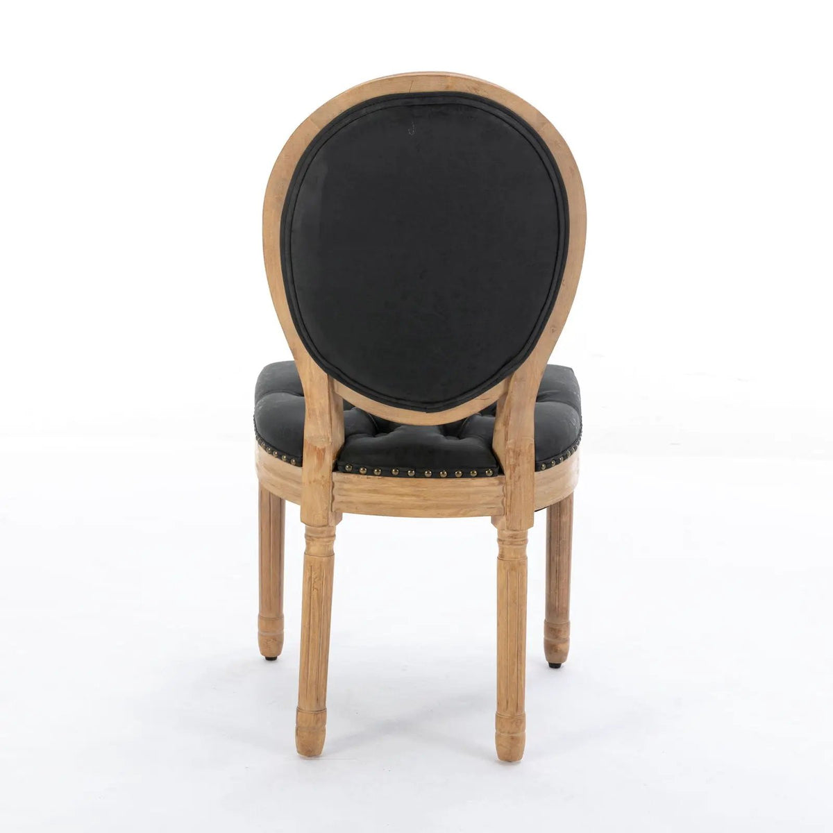 French Style Dining Chairs | Solid Wood Frame | Antique Painting | Hand-Pulled Buckle Decoration