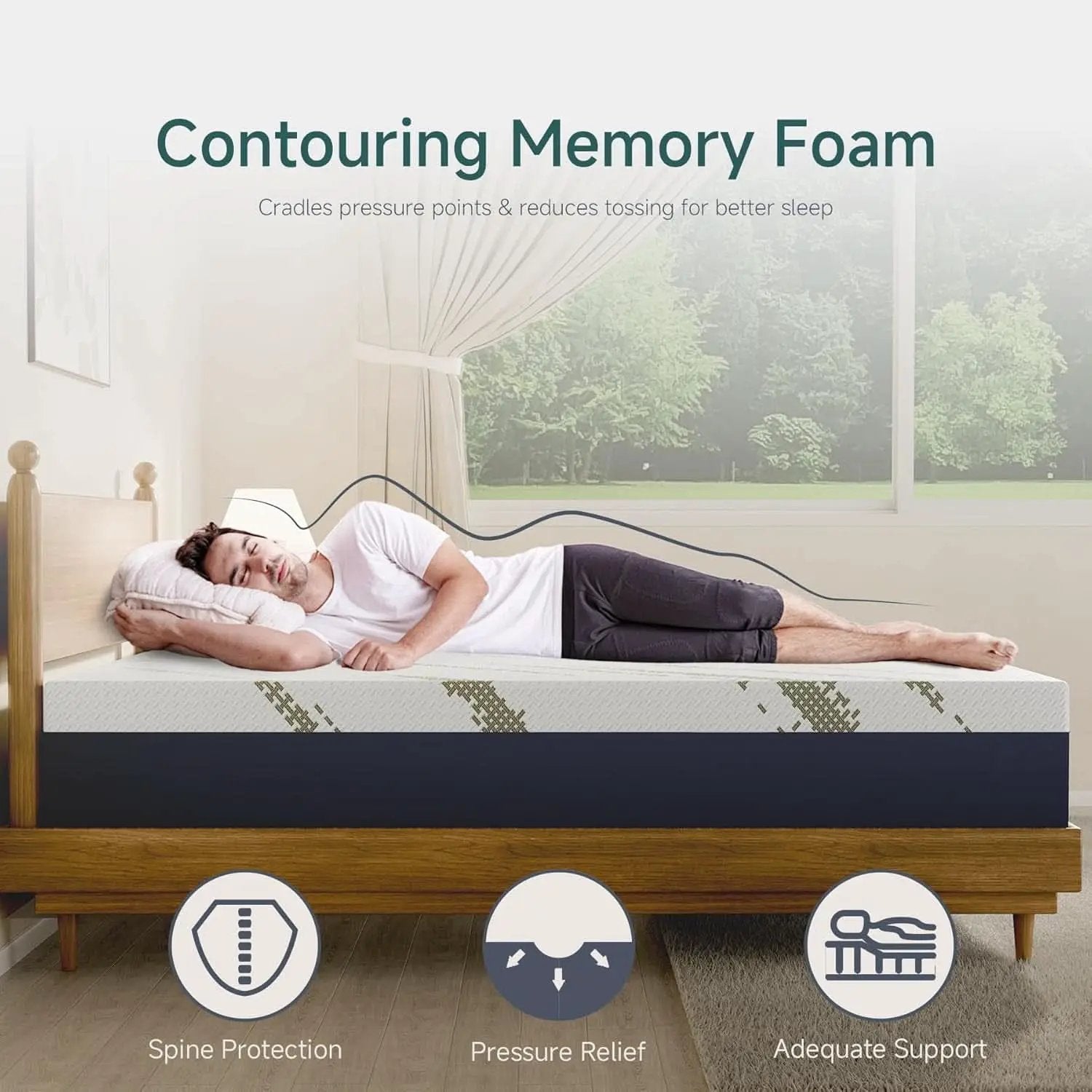 King Size CertipurUS Memory Foam Mattress Ultra Cooling from PriceLows™