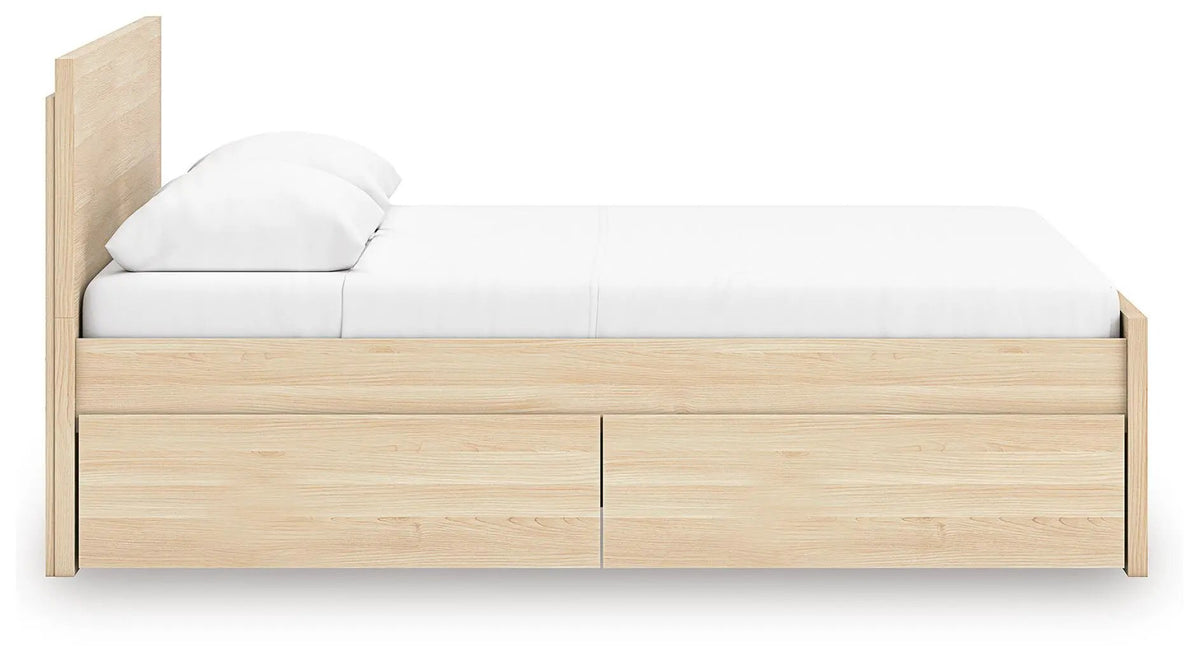 Onita Panel Platform Bed | Minimal Design | Ultra-Clean Lines | Easy-Elegant Solid Finish