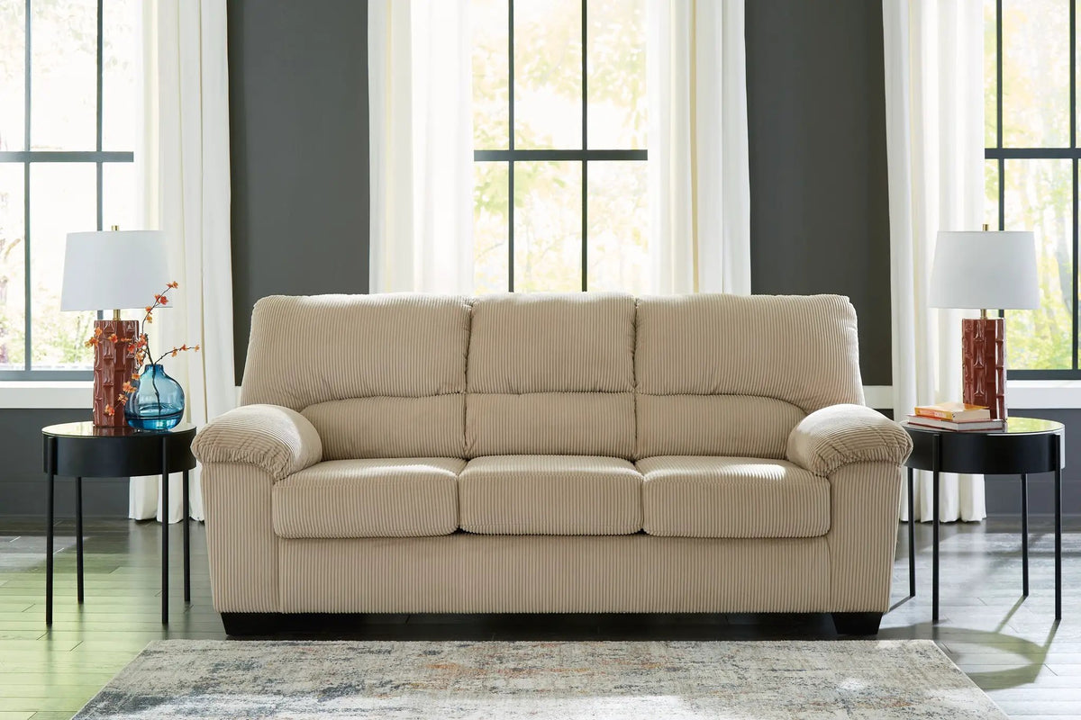 SimpleJoy Corduroy Sofa | Casual Contemporary Style | Super-Soft Fabric | 83 Inch Length