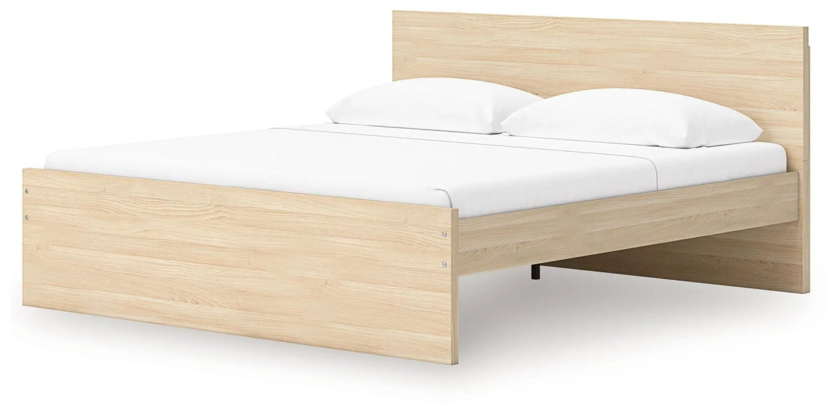 Onita Panel Platform Bed | Minimal Design | Ultra-Clean Lines | Easy-Elegant Solid Finish