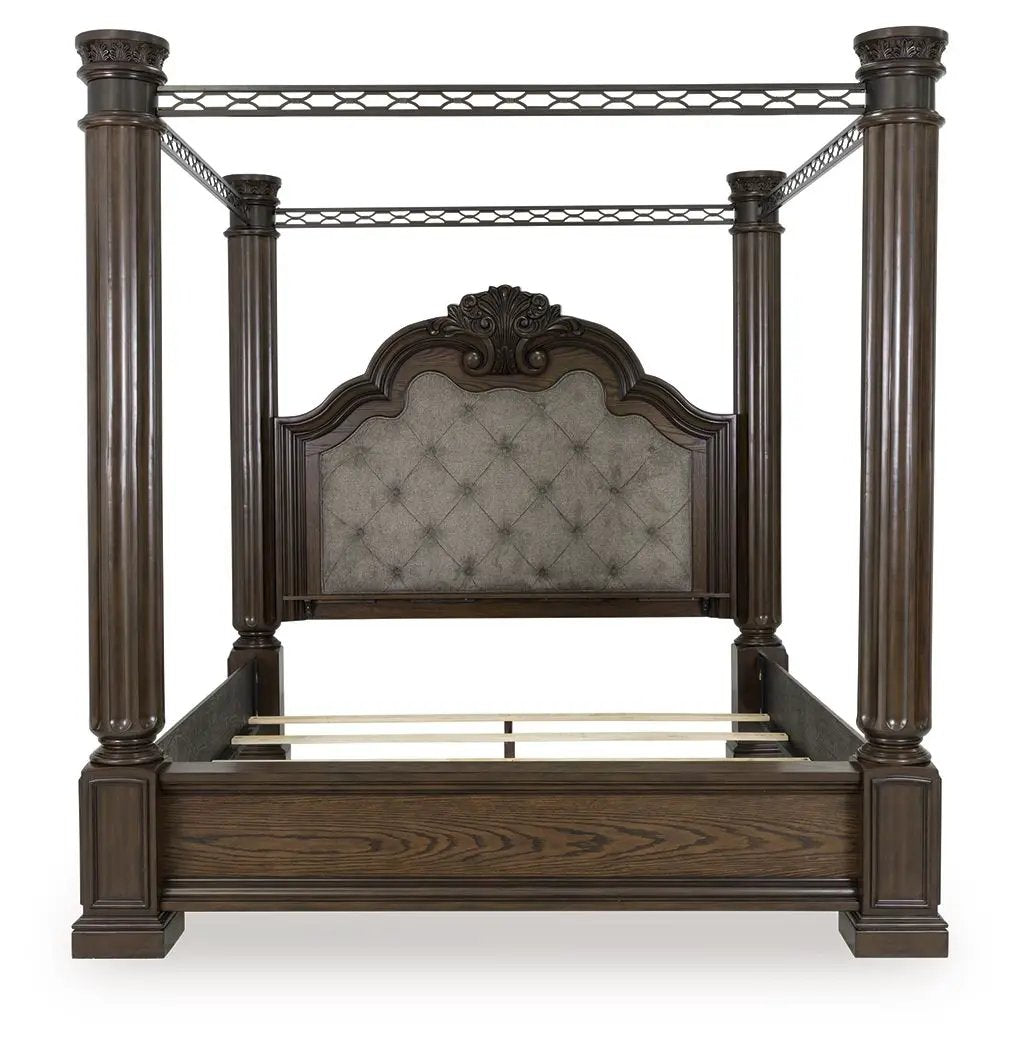 Maylee Canopy Bed | Mansion-Style Posts | Classic Refinement | Traditional Design