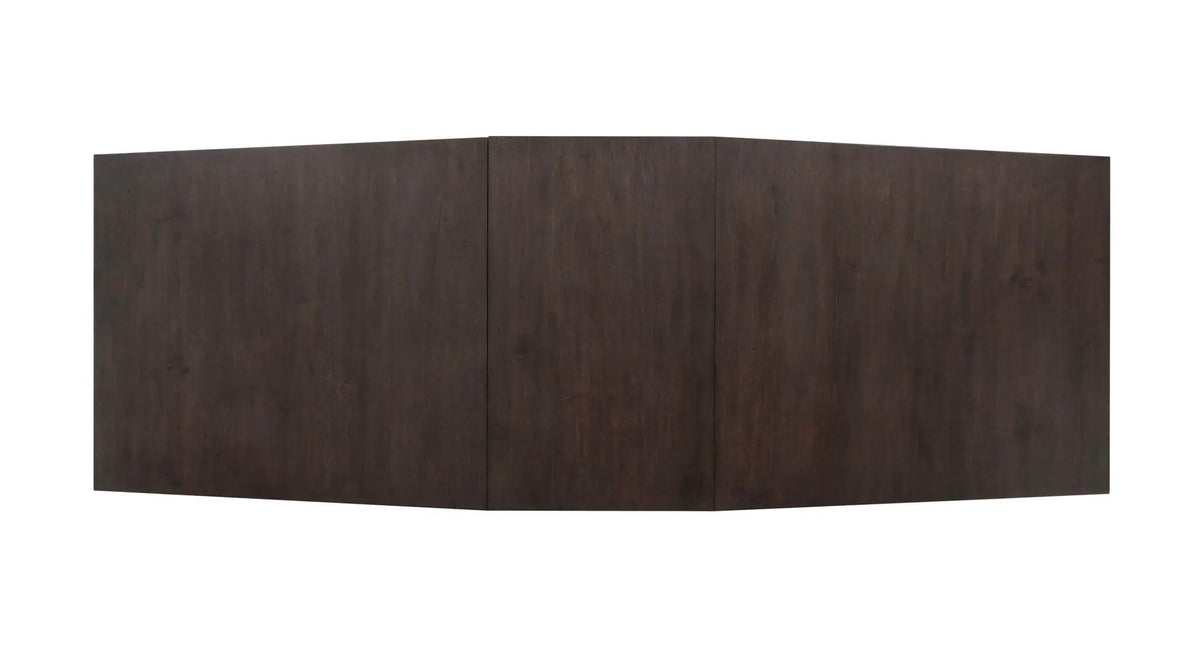 Tauren Extendable Double Pedestal Dining Table Dining Tables with Extension | Dining Tables with Extension | Oak Veneer | Coffee Bean