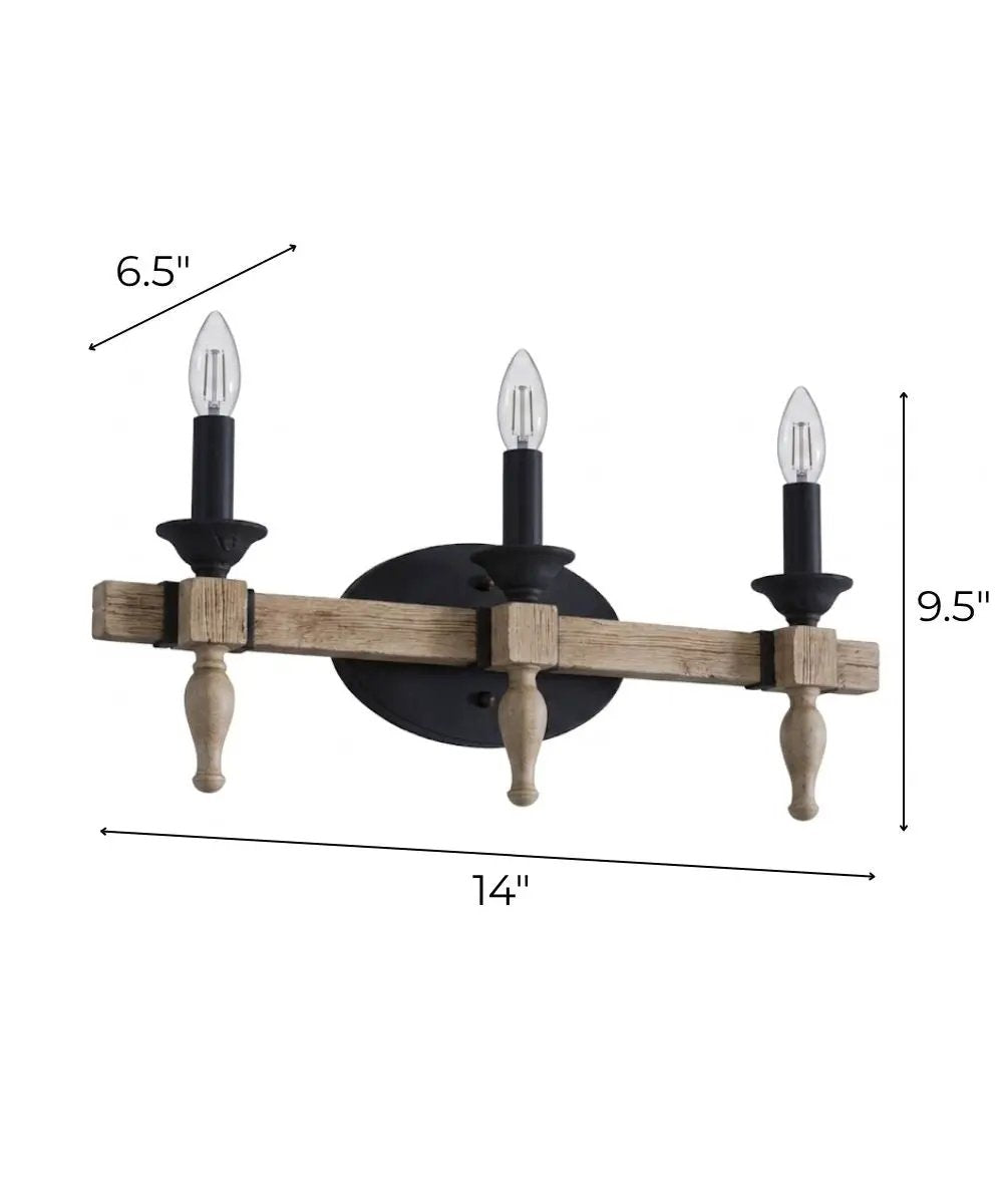 Vanity Light | 3 Light | 21 Inch Wide | Aged Bronze Finish