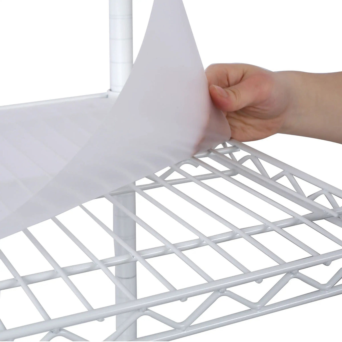 7 Tier Wire Shelving Unit | 2450 Lb Capacity | Adjustable 1 Inch Increments | Wheels Included