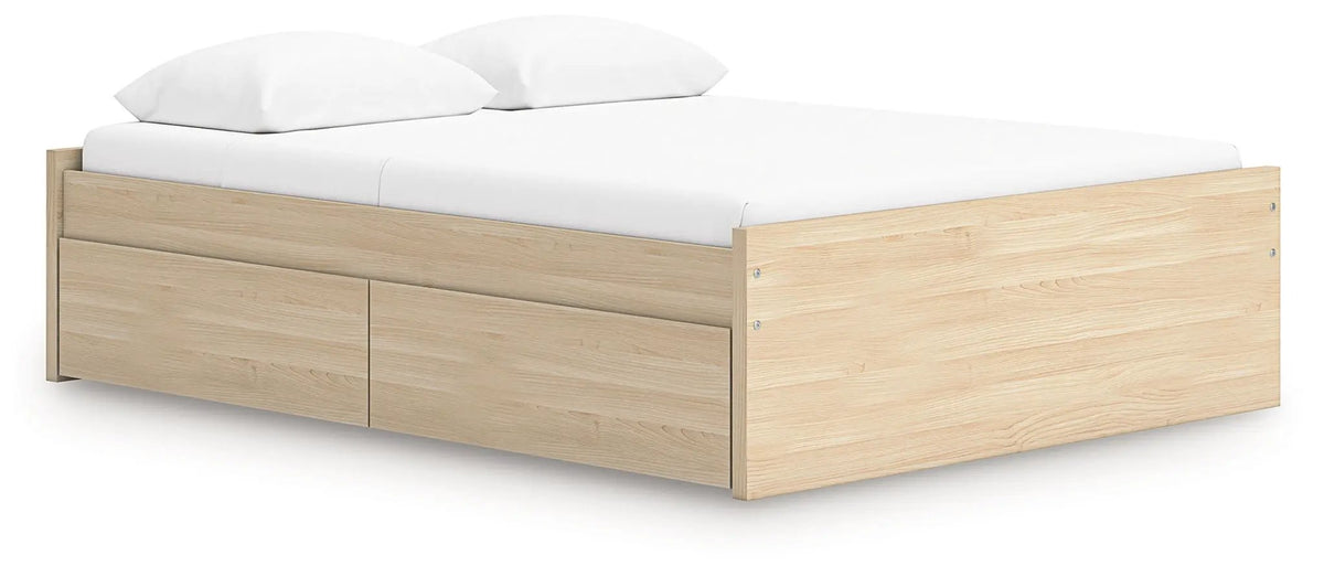 Platform Bed | Four Storage Drawers | Clean Minimal Design