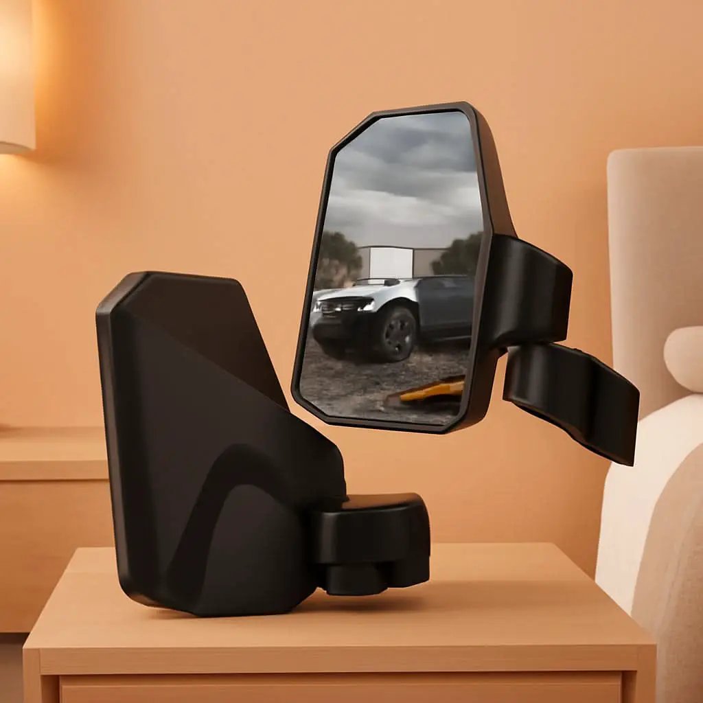Ranger Door Mounted Side View Mirror With Spring Back from PriceLows™