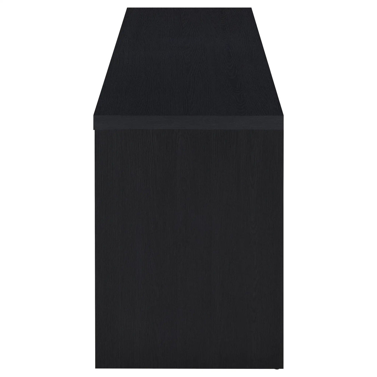 Rutland 59-inch 3-drawer TV Stand Media Console | 59 x 15.5 x 22 in | Engineered Wood & Veneer | Black