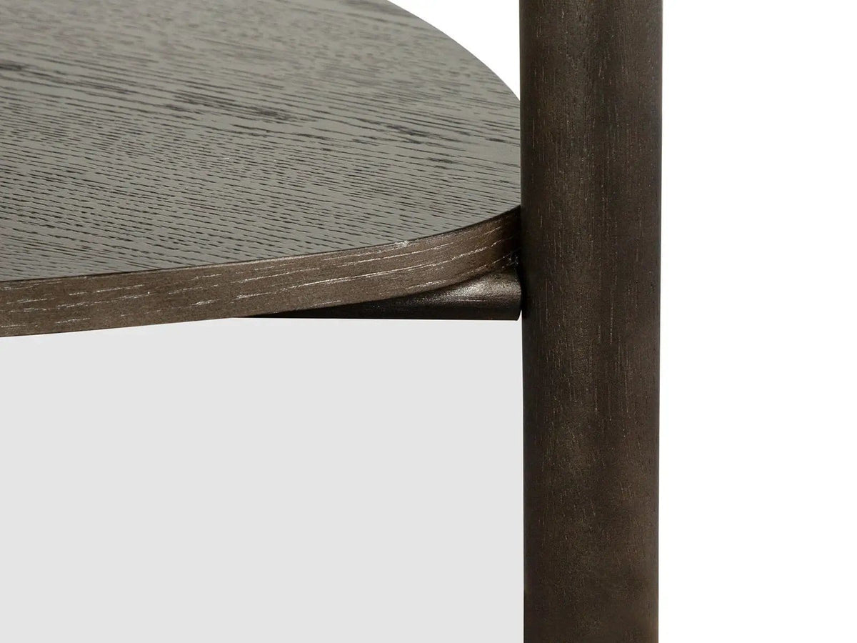 Hadleigh Shaped Accent End Table | 2 Pieces | Wood | Living Room