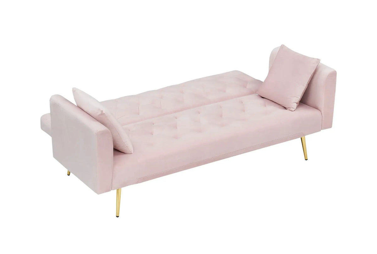 Convertible Folding Sofa Bed | Double Size | Small Space Design | Living Room Futon